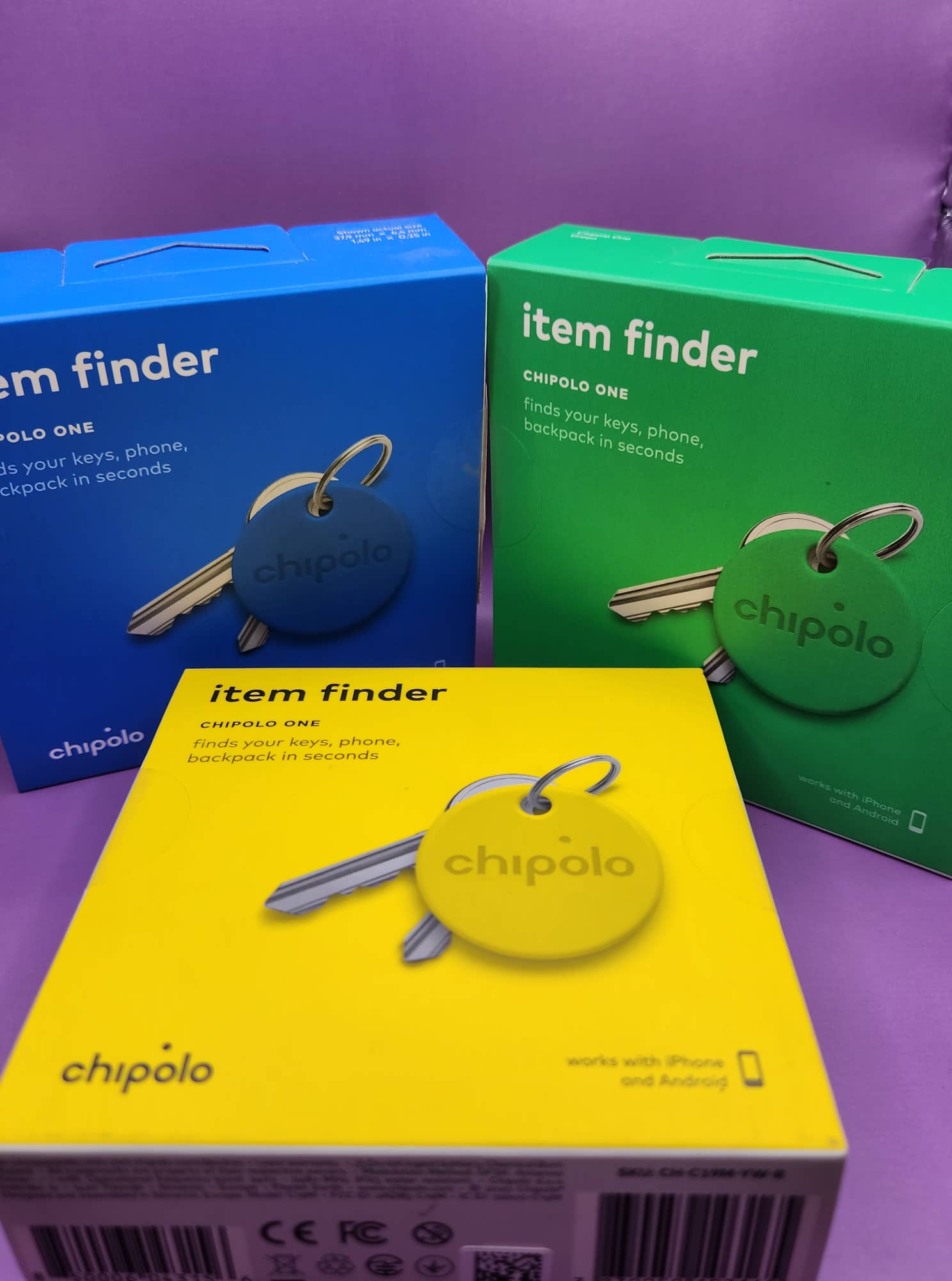 Buy wholesale Chipolo ONE Yellow Chipolo ONE Bluetooth Item Finder for  keys, bag, toys